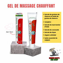 Load image into Gallery viewer, Gel massage Activecann Chanvre Chauffant 🌶️