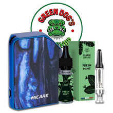 Charger l'image dans la galerie, Pack Pod Bleu + E-liquide Fresh Mint cbd