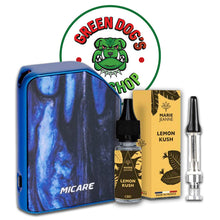 Charger l'image dans la galerie, Pack Pod Bleu + E-liquide Lemon Kush cbd