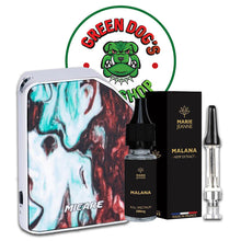 Charger l'image dans la galerie, Pack Pod Bleu/marron + E-liquide MALANA cbd